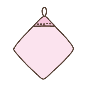 ループ付きタオル